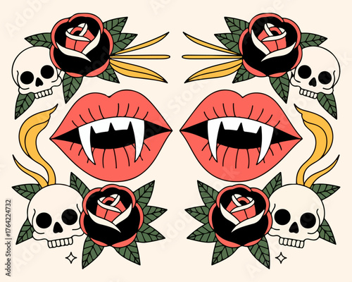 skull and crossbones set