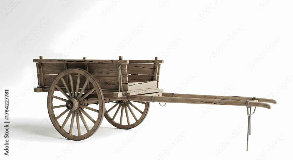 Fototapeta premium Wood Cart