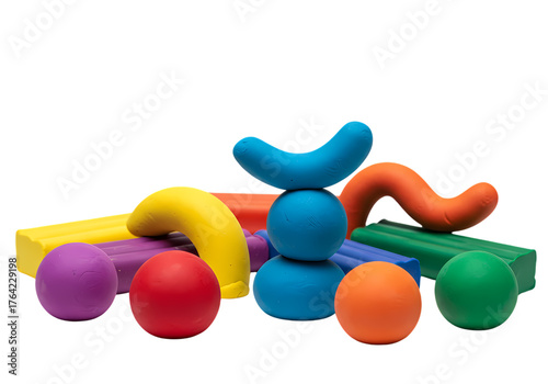 Vibrant modeling clay shapes inspire creativity