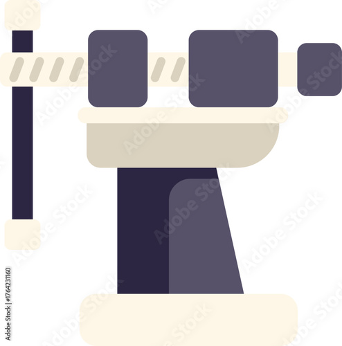 Bench drill press isolated on a white background, power tool for making holes in wood or metal