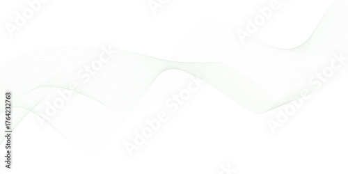 Dynamic minimal smoke sound line. Abstract glowing white blend line smooth flow soundwave curve energy gradient vector futuristic digital outline line science design.	