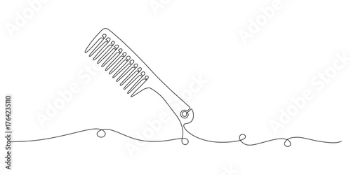 continuous line of comb 