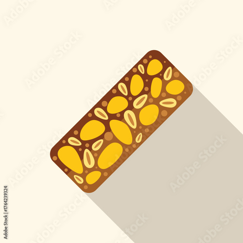 Granola bar with nuts and seeds offering a healthy and convenient energy boost