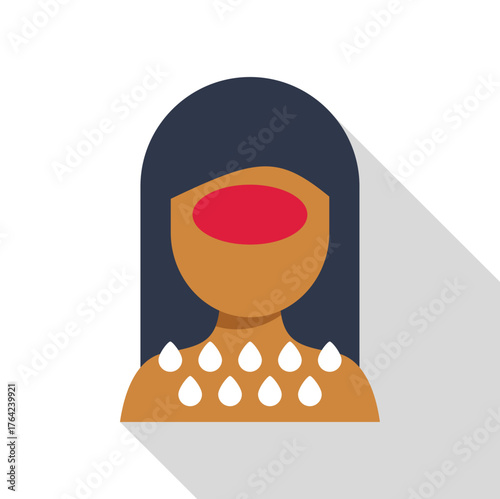 Indigenous woman with traditional face and body painting showcasing rich cultural heritage and ancestral traditions