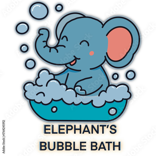  Elephant’s bubble bath enjoy life