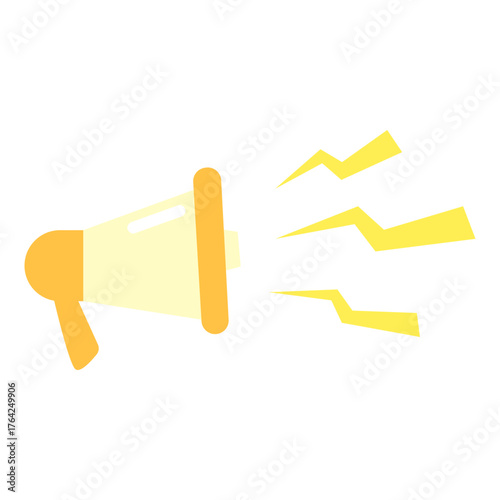 Megaphone Illustration Element