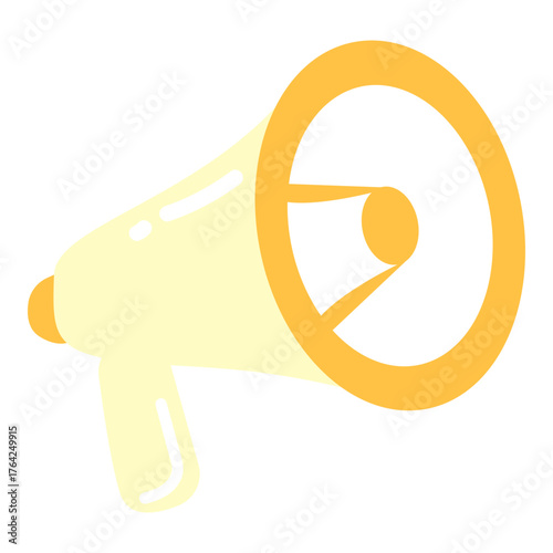 Megaphone Illustration Element