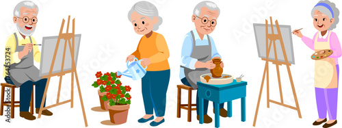 older people are passionate about hobbies