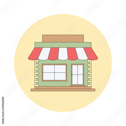 shop vector illustration