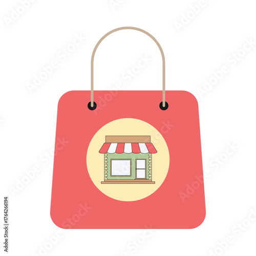 shopping bag illustration