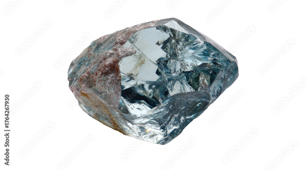 Fototapeta premium Faceted gem, translucent, intricate