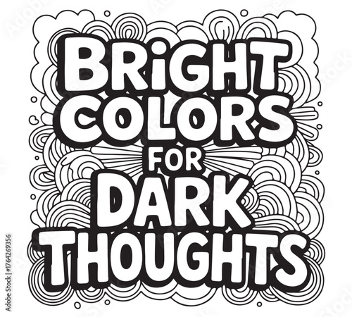 Swear Word Bold and Easy Coloring Pages For Adults And Kids 