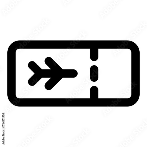 boarding pass icon
