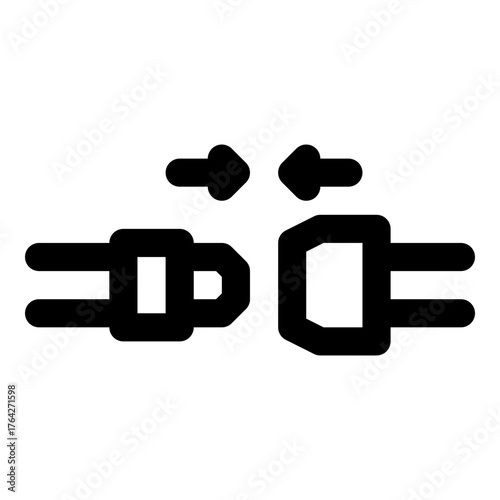 plane seat belt icon