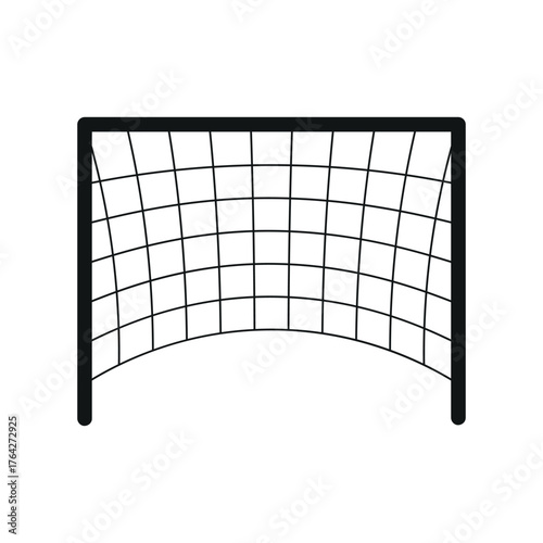 Football Goal Handdrawn