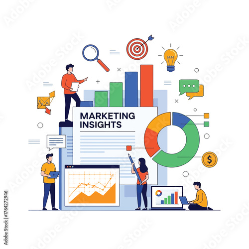Aesthetic Digital Marketing Technology Graphic