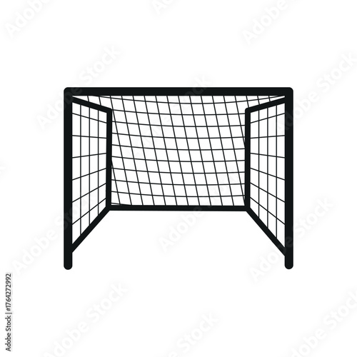 Football Goal Handdrawn