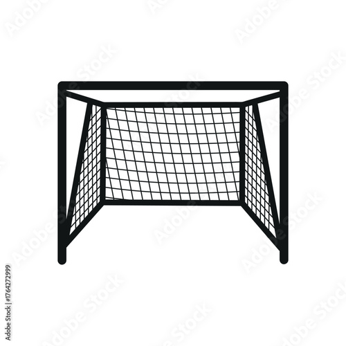 Football Goal Handdrawn