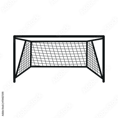 Football Goal Handdrawn