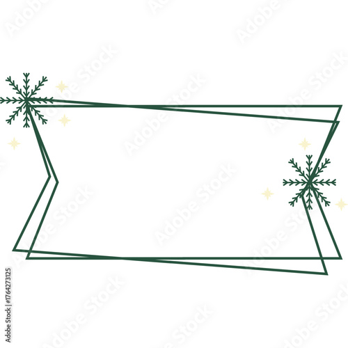 Merry Christmas and New Year Frame