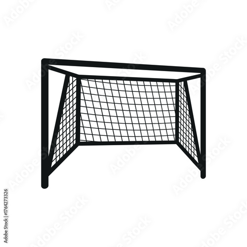 Football Goal Handdrawn