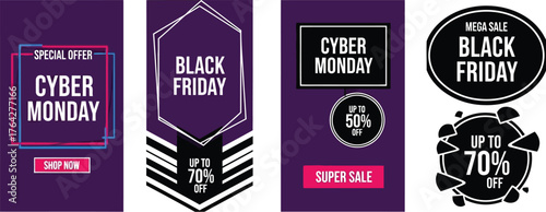 Black friday cyber monday mega sale super sale special offer discounts