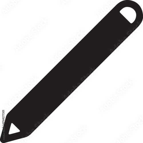 Edit Pencil Vector Silhouette icon eps 10