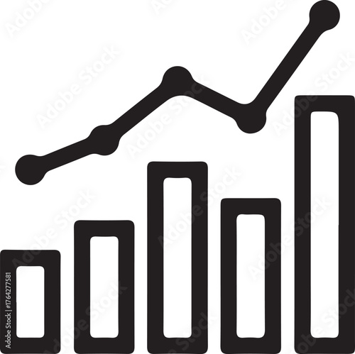 Combo Chart Vector icon