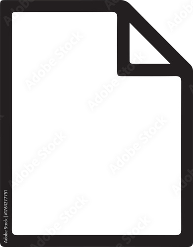 File Vector Silhouette icon