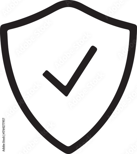 Protect Vector Silhouette icon