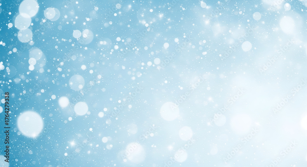 Obraz premium Winter Holiday Sparkle Background with Bokeh Lights