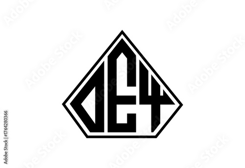 DEY Custom Monogram Logo Design.