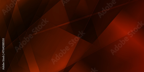 Minimal geometric background with triangles, red Abstract Lights Lines Background with tech geometric shapes, geometric background Fit for presentation design and website.	