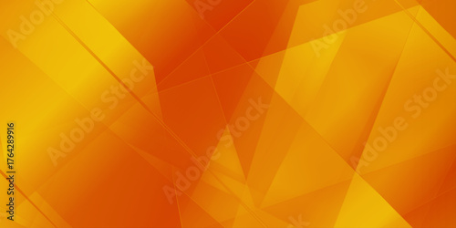 geometric background Fit for presentation design and website, Minimal geometric background with triangles, Orange Abstract Lights Lines Background with tech geometric shapes.