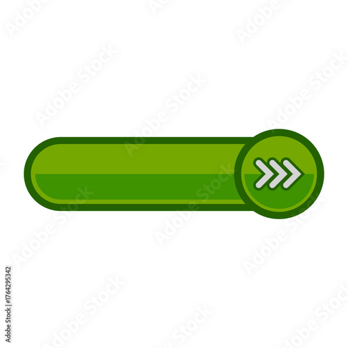 Green Next Button Bar Icon