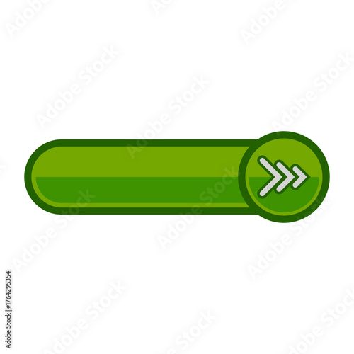Green Next Button Bar Icon