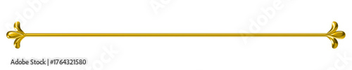 Fotografie dividers separation line minimalistic lines gold
