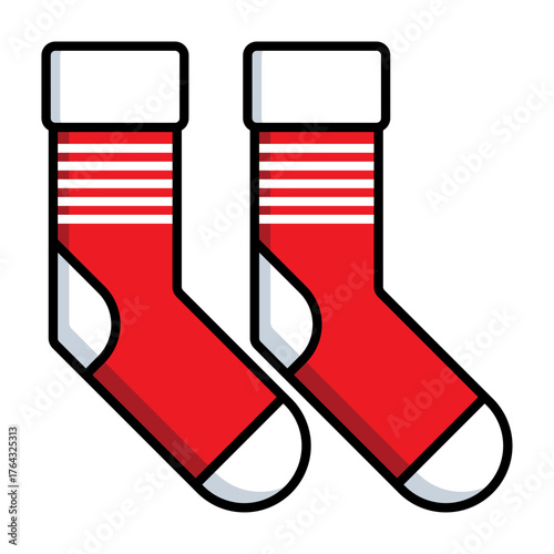 Socks Christmas Illustration