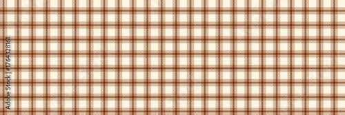 Warm brown and cream gingham check pattern with soft watercolor texture. Excellent for cozy backgrounds, rustic home decor, textile printing, or digital paper. Autumn woven checks pattern background.