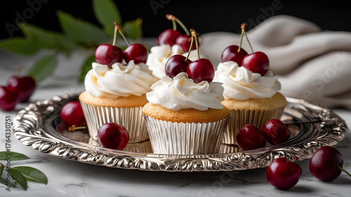 Cherry Cream Cupcake Luxury