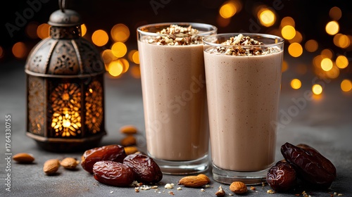 Date Almond Milkshake Delight