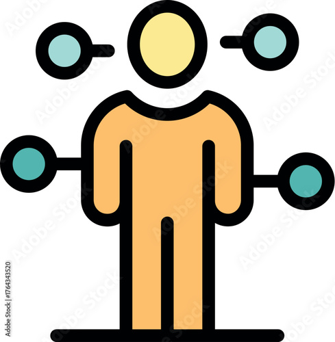 Multitasking person efficiently managing multiple tasks, enhancing productivity through skilled organization and time management