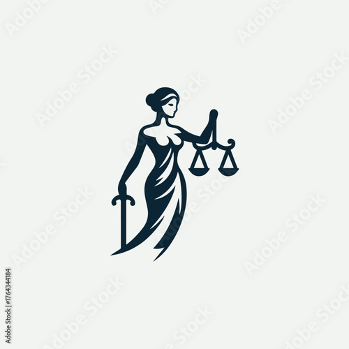 Justice Goddess Logo
