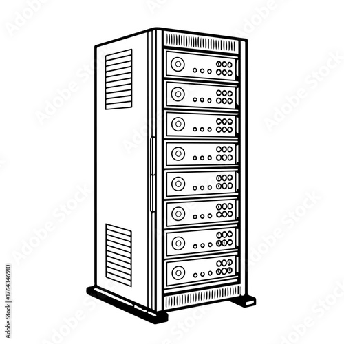 Server rack data center it equipment network infrastructure server room computer system technology cabinet