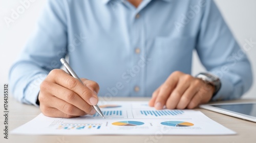 Wallpaper Mural Detailed Review of Consumer Behavior Reports for Improvement Strategies with Charts and Graphs on Table Torontodigital.ca