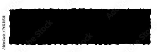 Paper rough edge shape set. Rectangle torn frames, vector square boxes