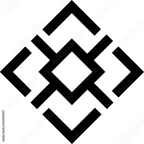 Modern illustration of a quantum computer line icon representing annealing hardware