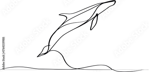 The modern illustration features a dead fish floating belly up as a simple line icon