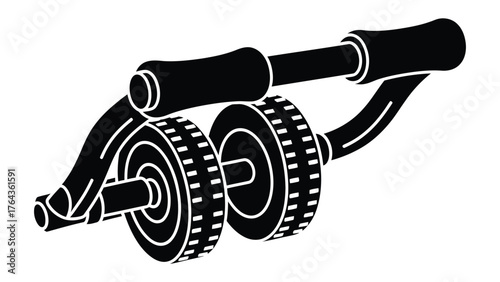 Ab wheel equipment illustration