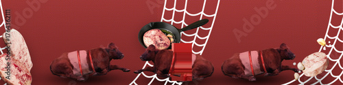 Poster content/material for a steak poster
